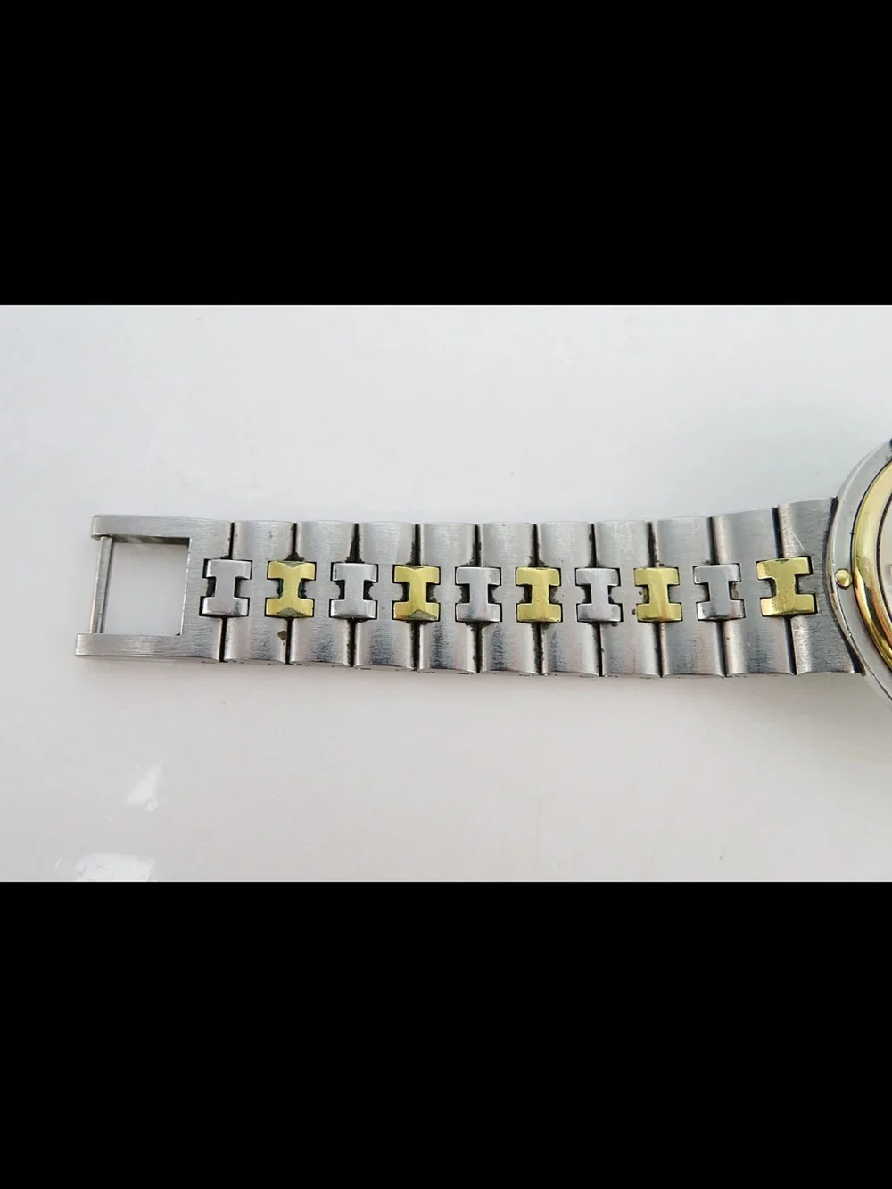 Hermes Two-Tone Stainless Steel and Gold Casual Watch